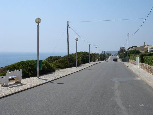 algar seco coastal road ocean view carvoeiro portugal