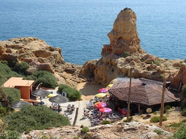 algar seco viewpoint rock formations carvoeiro portugal