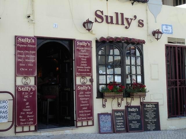 local irish pub entrance in carvoeiro algarve portugal