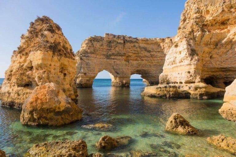 Praia da Mesquita Algarve beach cliffs coastline