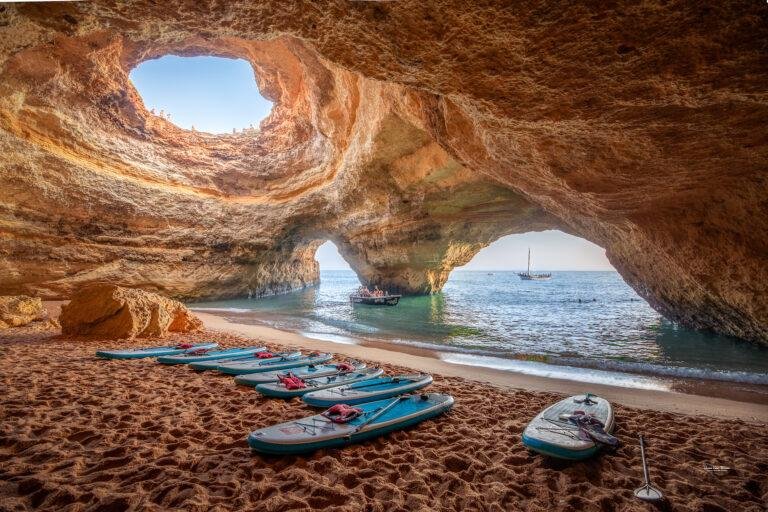 Benagil cave Algarve dome skylight beach