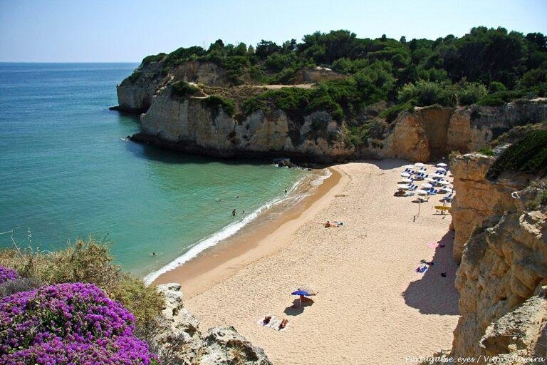 Praia dos Tremocos Algarve beach cliffs coastline