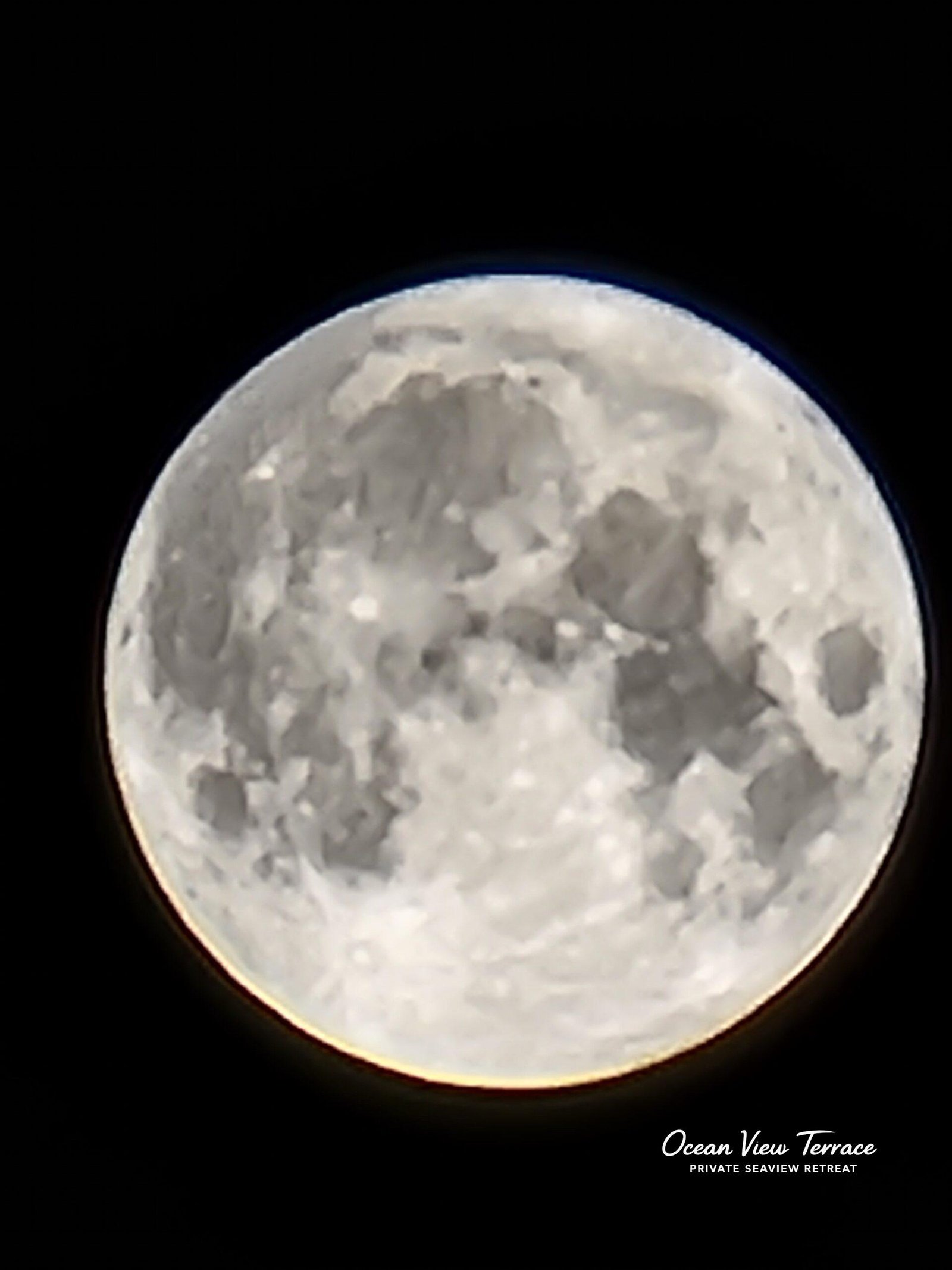 full moon over ocean carvoeiro night sky