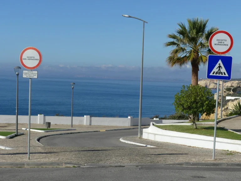 ocean view road near ocean view terrace carvoeiro algarve portugal