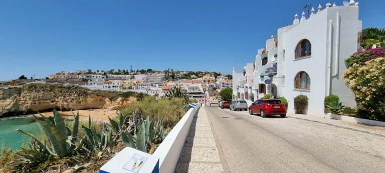 entrance to ocean view terrace property carvoeiro algarve portugal