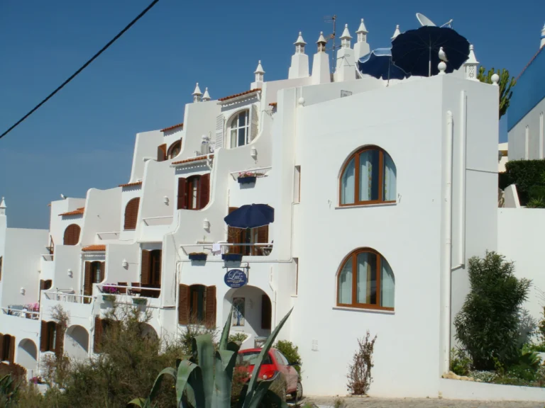 ocean view from ocean view terrace area carvoeiro algarve portugal