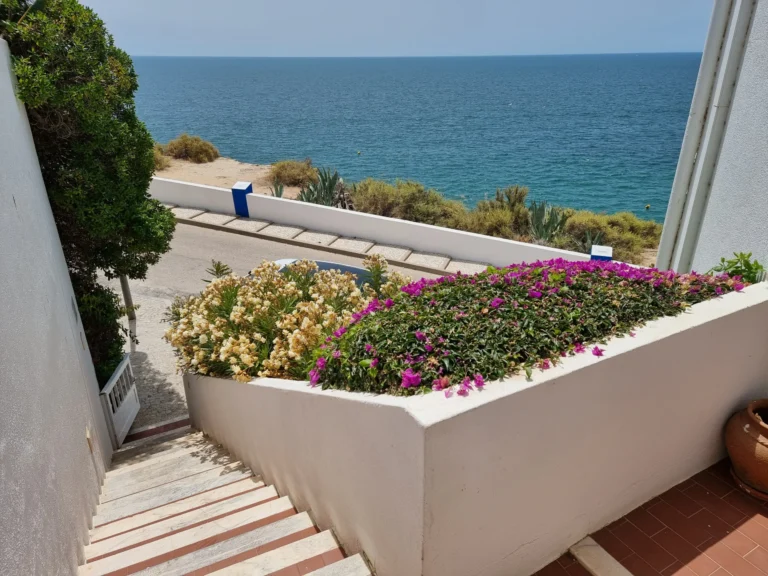 ocean view from ocean view terrace carvoeiro algarve portugal