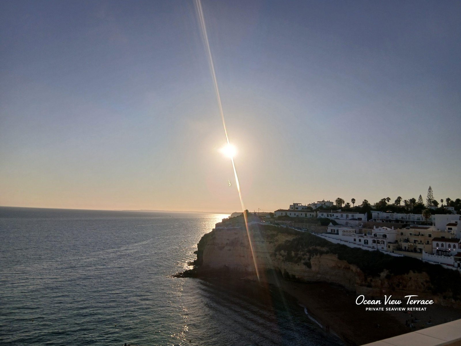 Carvoeiro sun under eclipse